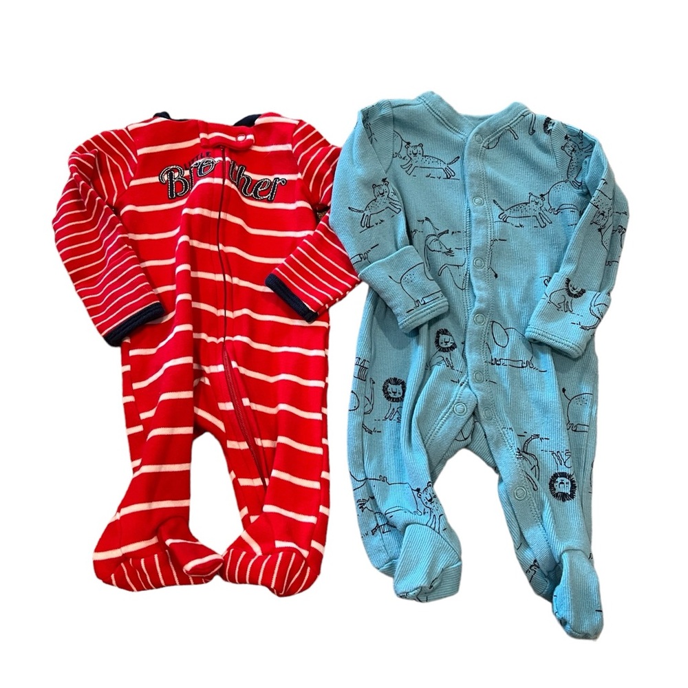 5/$15 sale - Boy’s newborn Carter’s sleeper bundle
